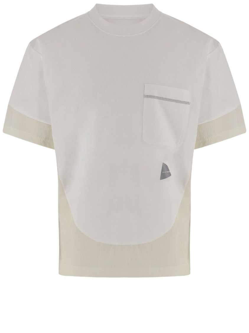 And Wander Cotton T-Shirt With Subtle Logo Print
