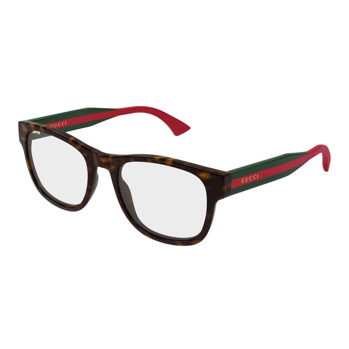 Gucci Gg0004onn Tortoiseshell Square Eyeglasses