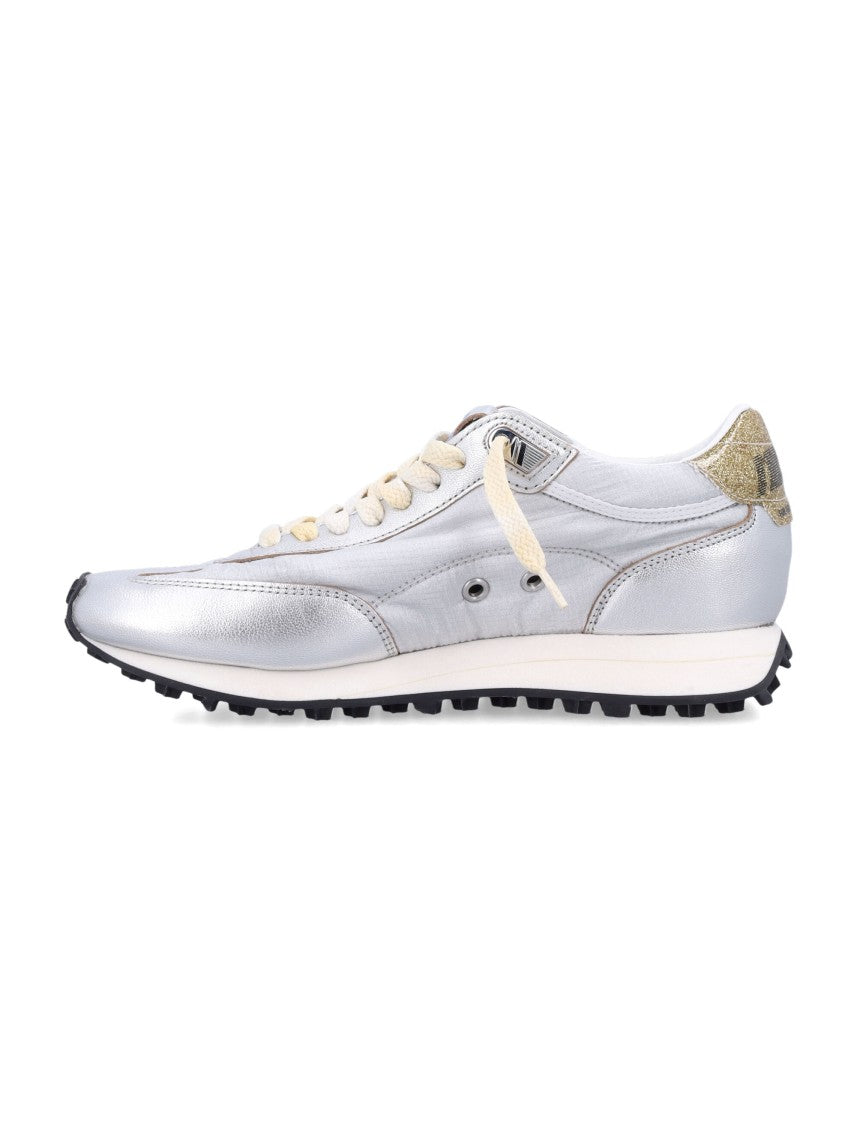 Golden Goose Metallic Silver Sneakers