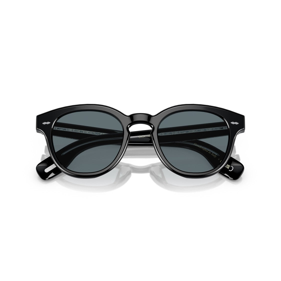 Oliver Peoples 0Ov5413su Glossy Black Acetate Round Frame Sunglasses