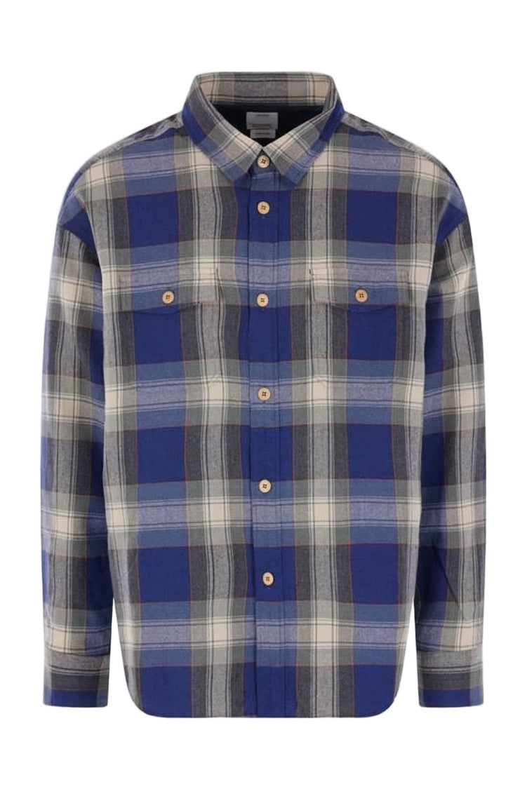 Visvim Plaid Long-Sleeve Shirt With Button-Down Front
