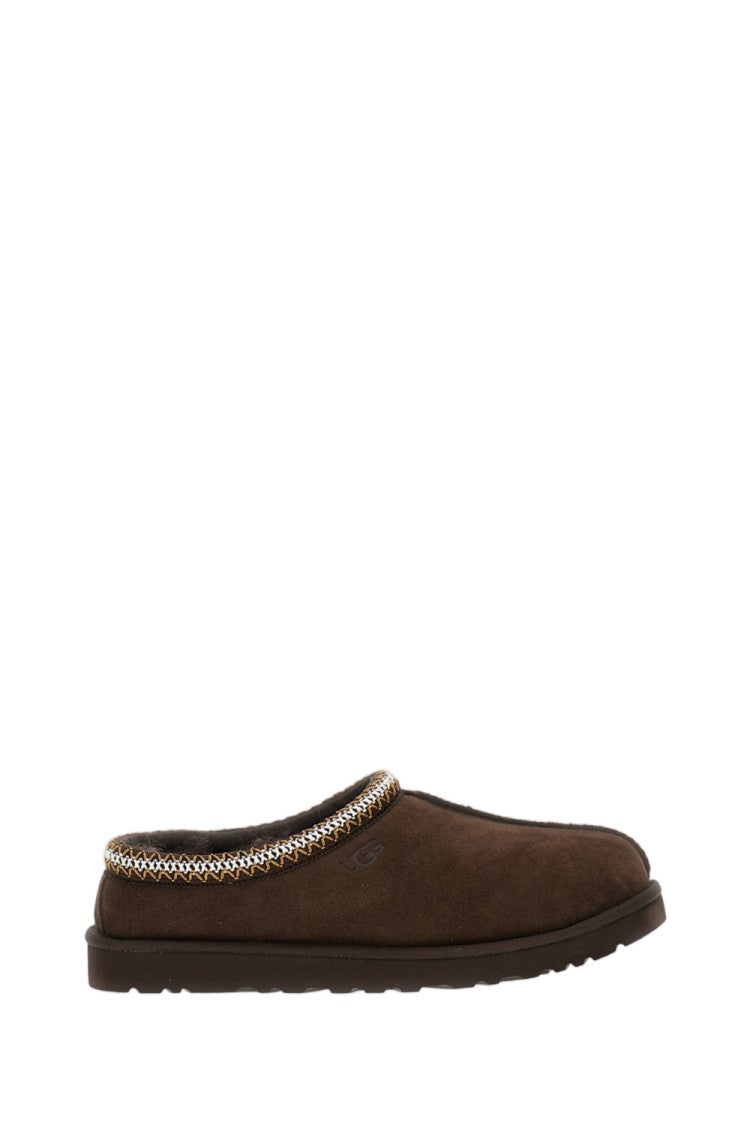 Ugg Brown Tasman Ii Braided Suede Slip-On Clogs