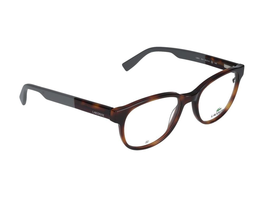 Lacoste Havana L2921 Acetate Round Eyeglasses
