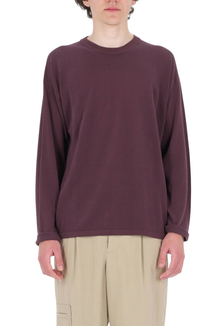 Roberto Collina Cotton Crepe Crewneck Sweater