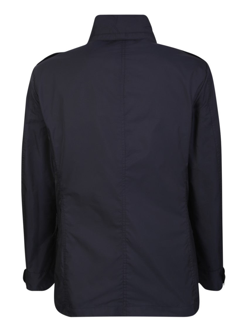 Moorer Blue Three-Quarter Coats