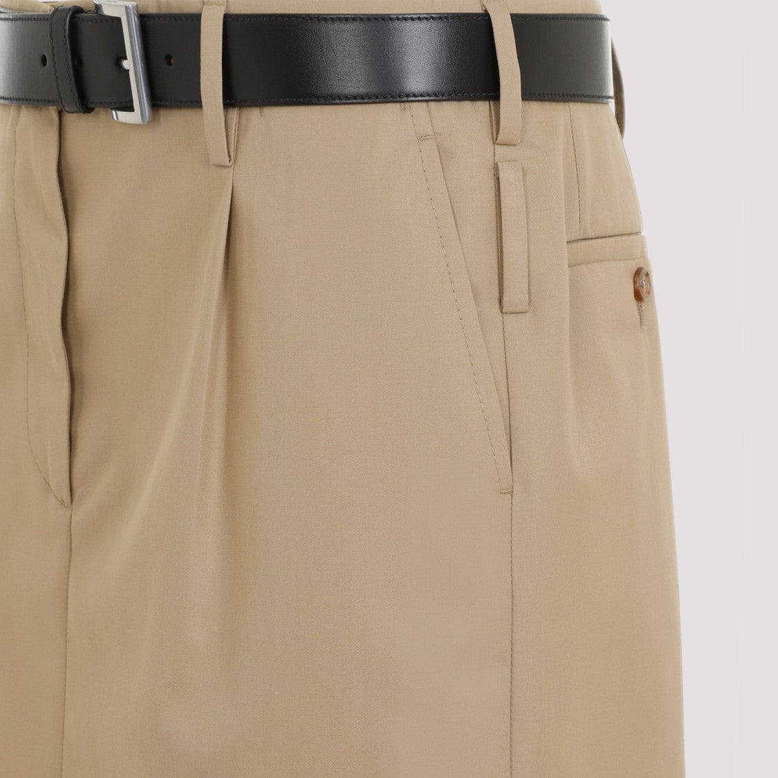 Prada Brown Rope Cotton Skirt