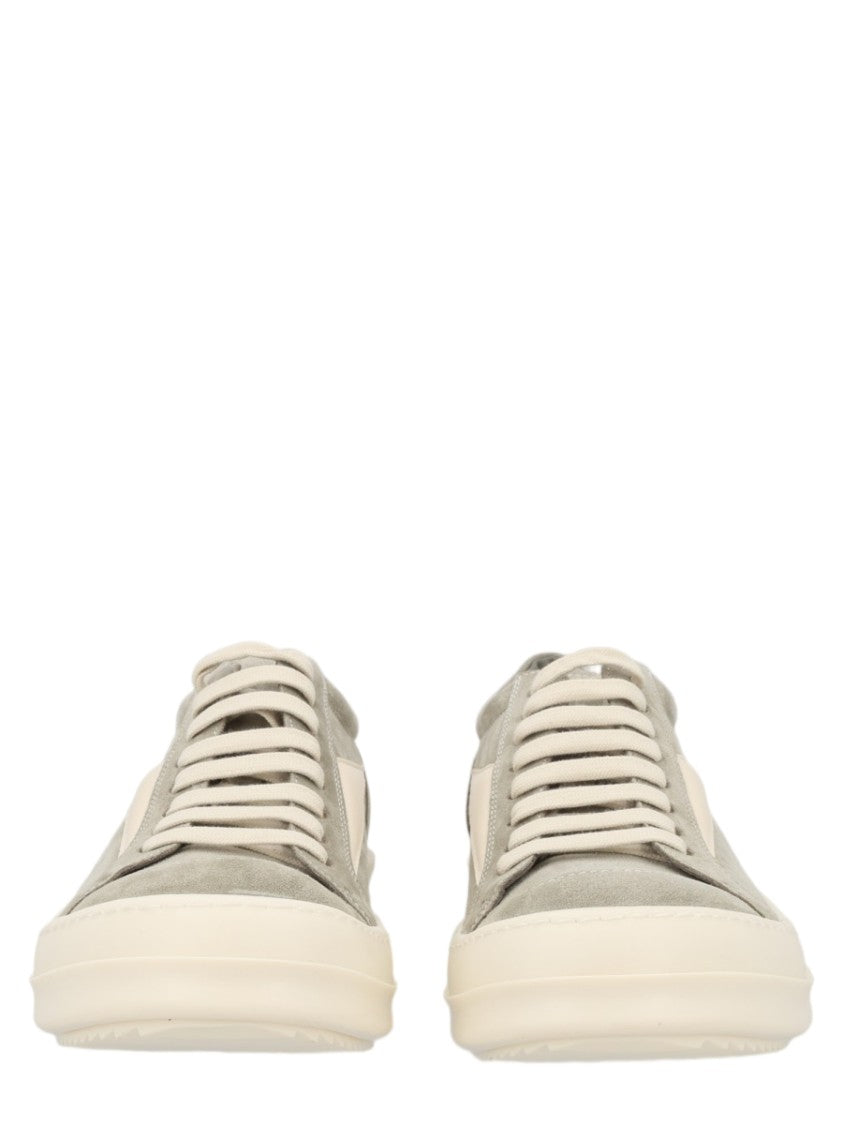 Rick Owens Vintage Smooth Leather Suede Low-Top Sneakers