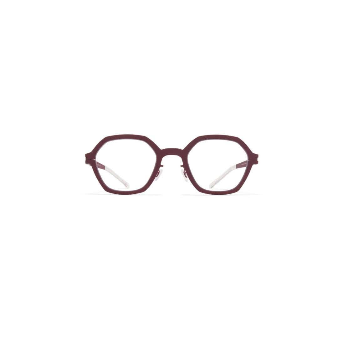 Mykita Burgundy Rosemary Geometric Sunglasses
