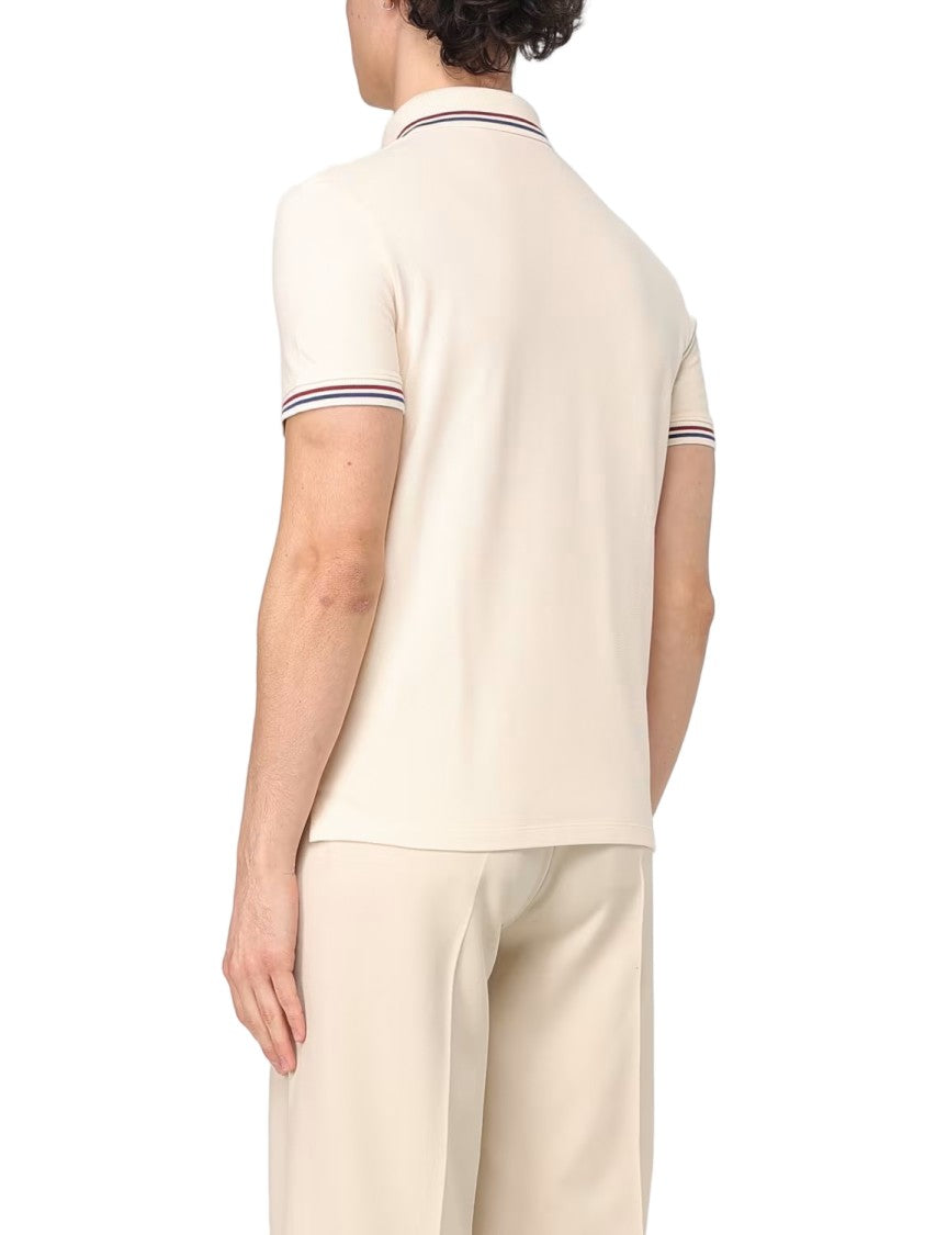 Valentino Short-Sleeved Polo Shirt With Contrasting Accents