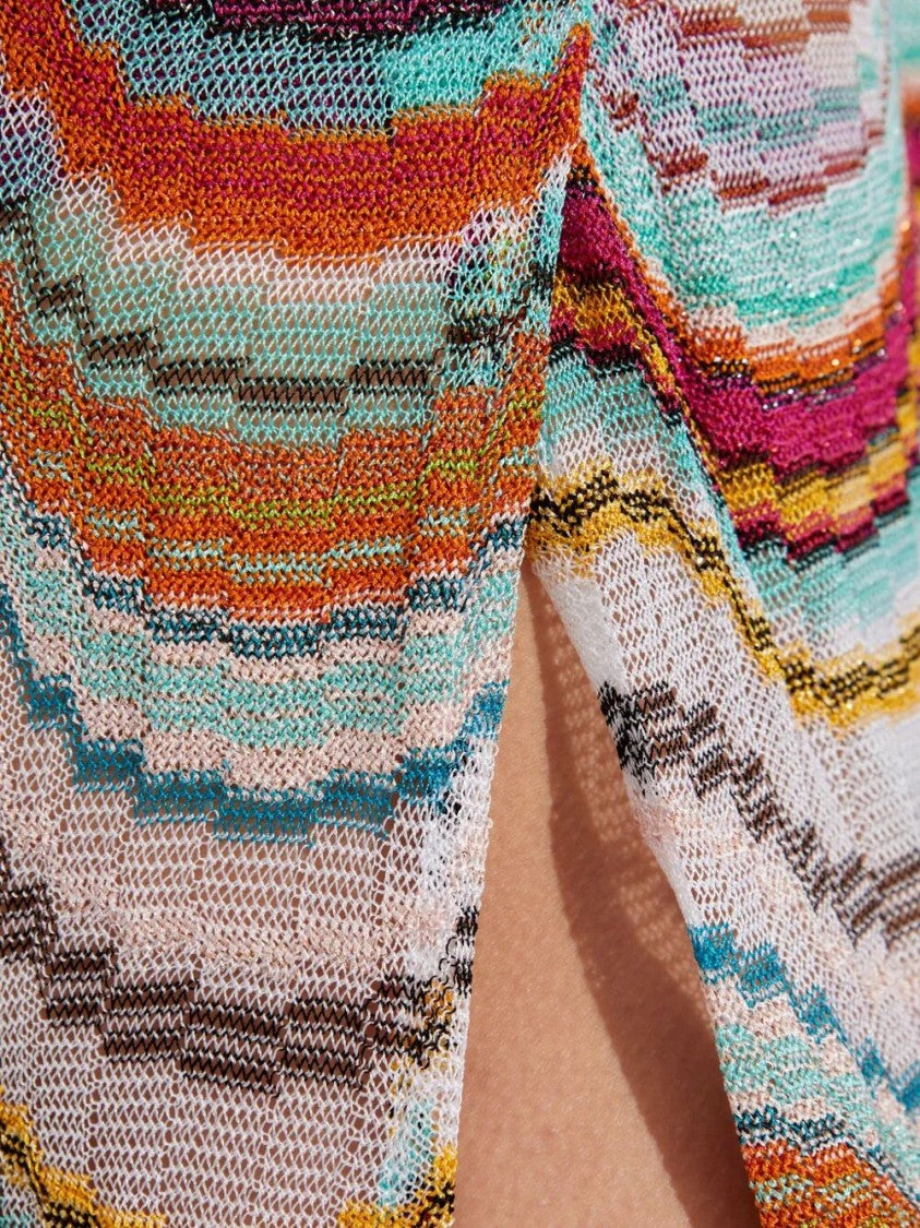 Missoni Multicolored Wave Pattern Pants