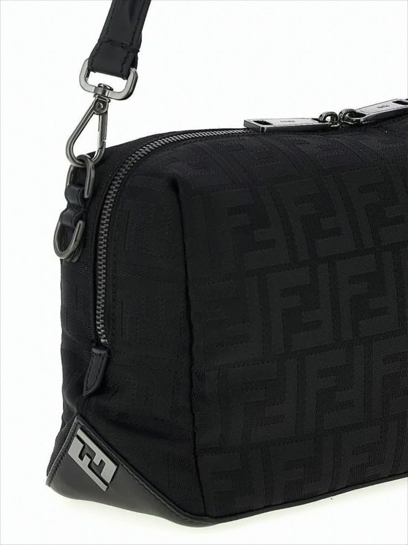 Fendi Rectangular Monogram Pattern Fendi Shoulder Bag