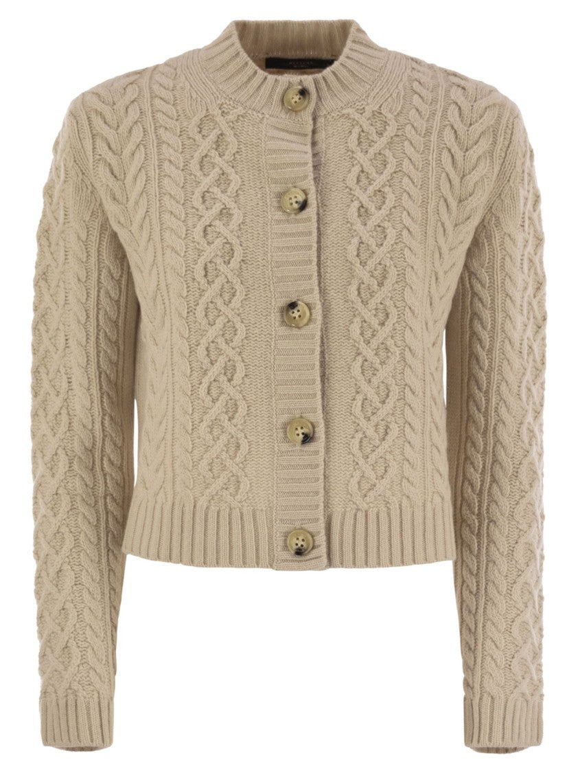 Max Mara Abito - Plaited Wool Cardigan