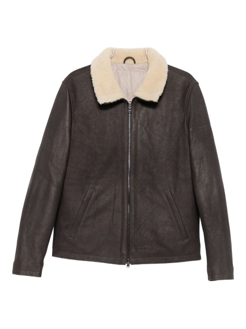 Barba Rich Brown Sheepskin Jacket