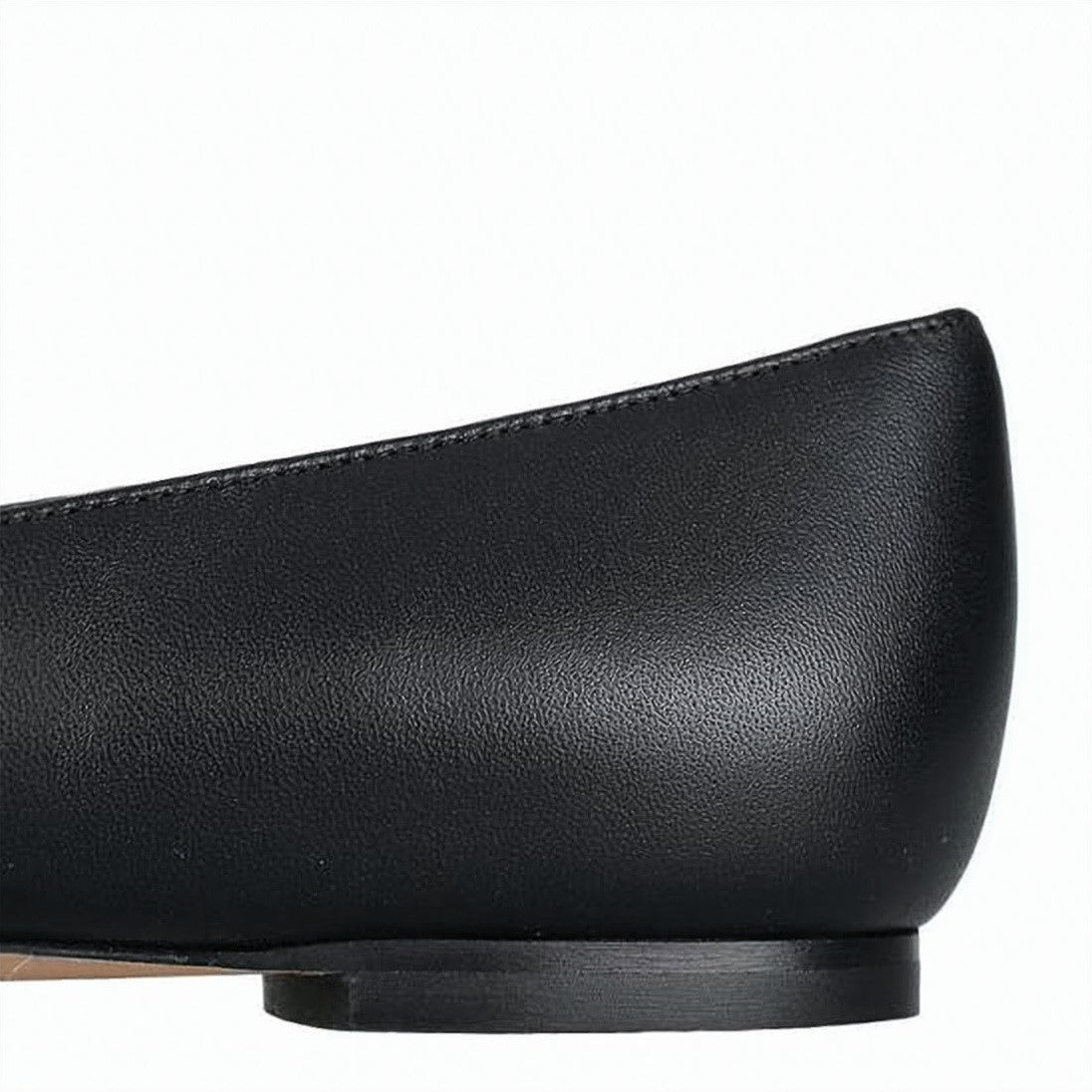 Salvatore Ferragamo Textured Cowhide Leather Flat Shoes