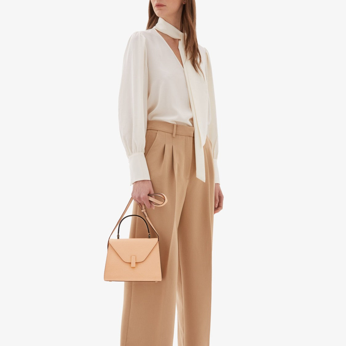 Valextra Iside Top Handle Mini Bag