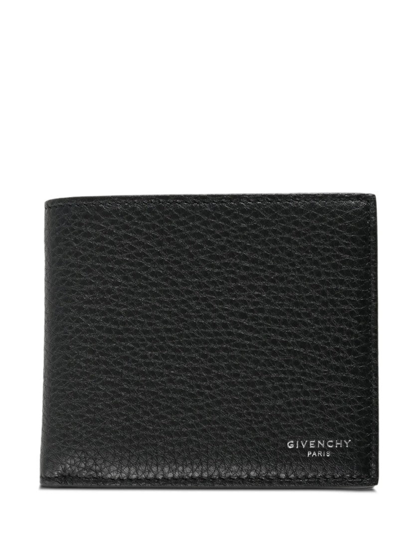 Givenchy Textured Calf Leather Billfold Coin Wallet