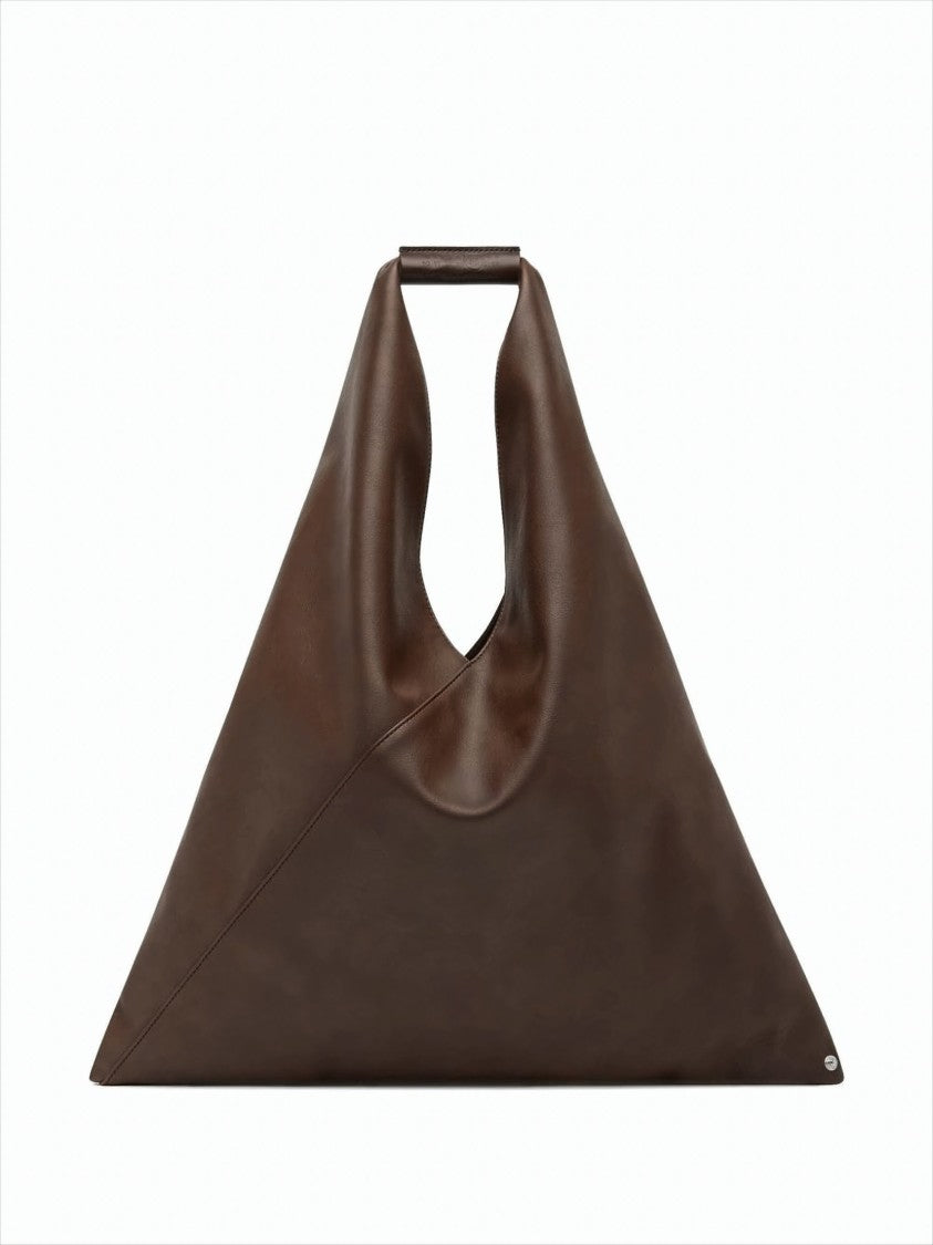 Mm6 By Maison Margiela Triangular Brown Bag