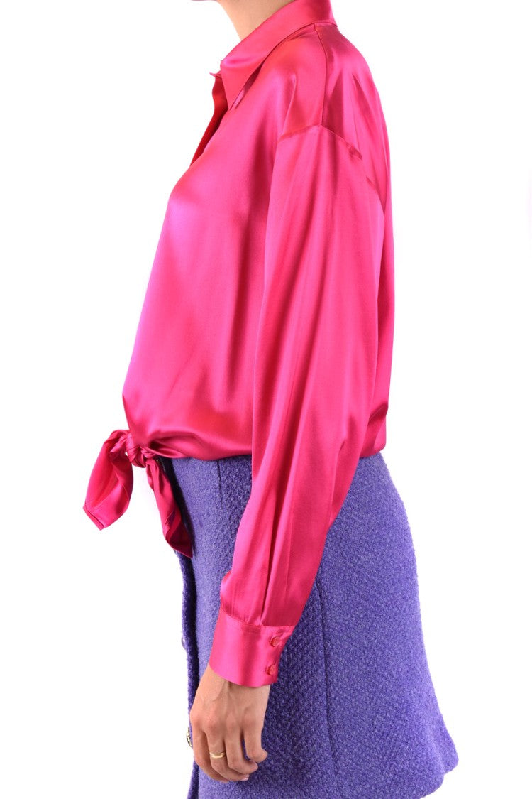 Pinko Silk Blend Fuchsia Shirt