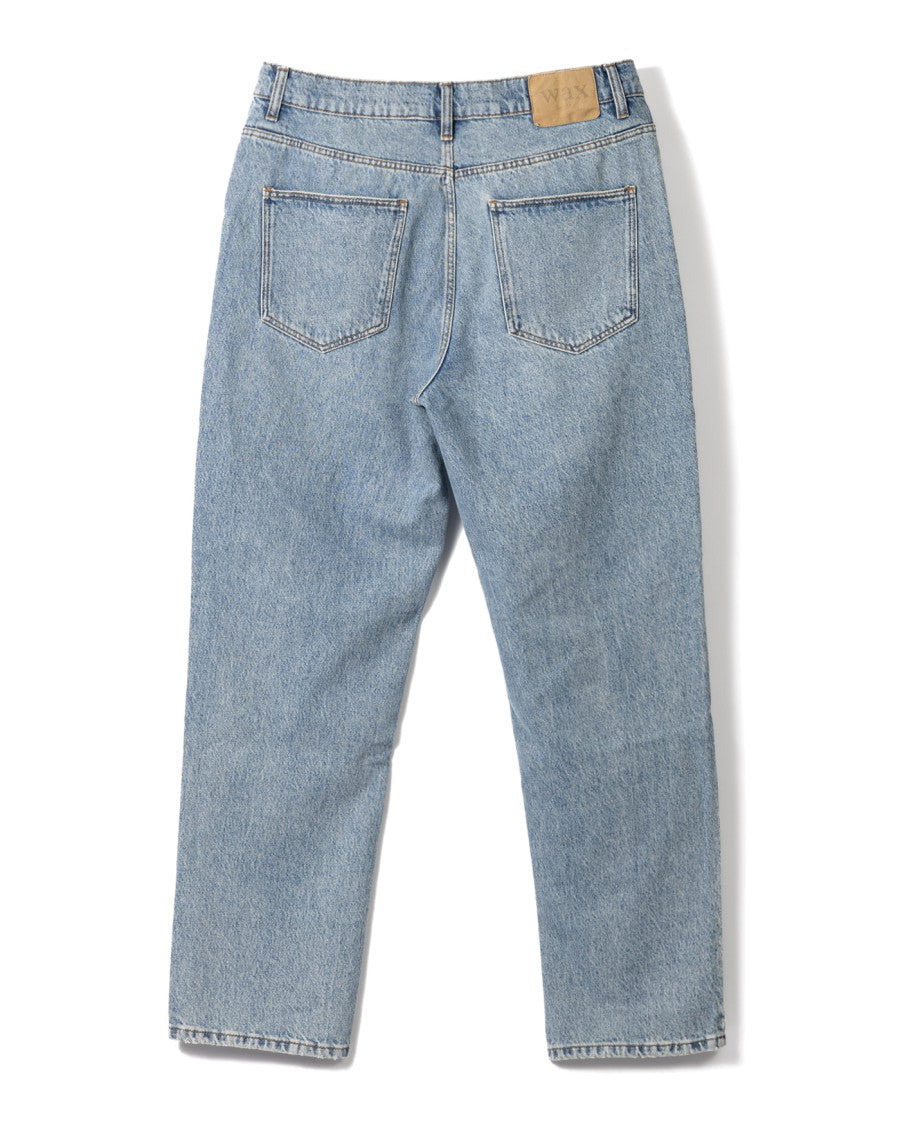 Wax London Russel Straight Fit Jeans In Vintage Denim
