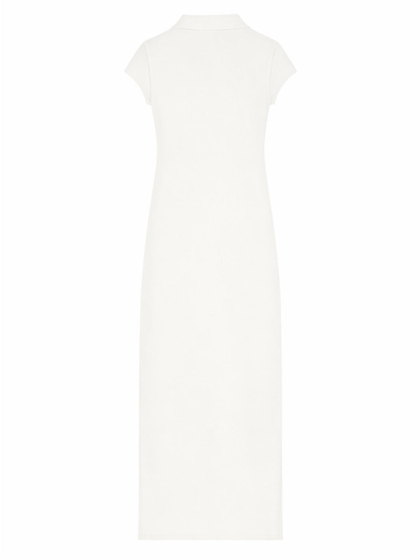 Courrèges Long Polo Shirt Side Slit Day Dress