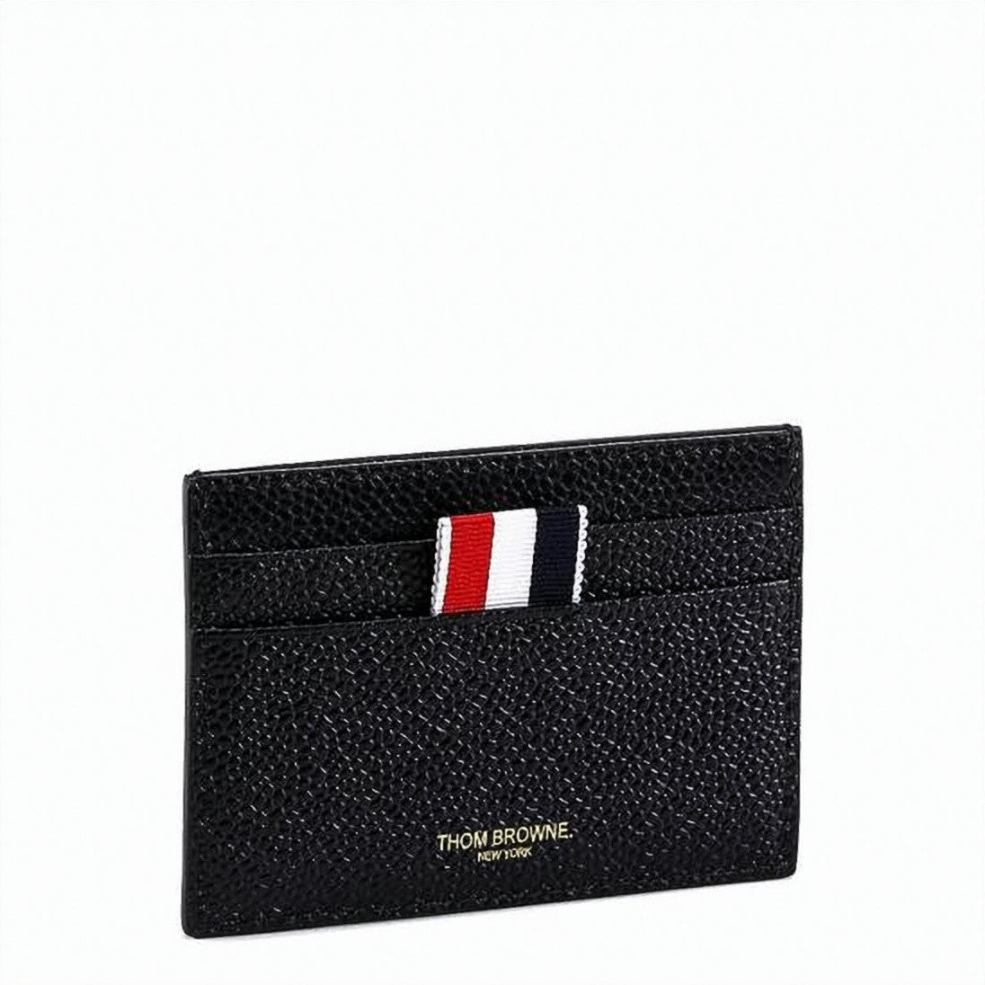 Thom Browne Compact Textured Calf Leather Cardholder