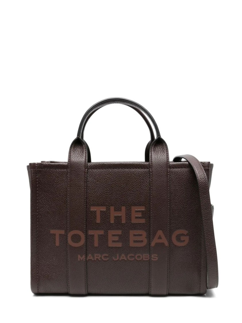 Marc Jacobs Brown Hammered Texture Leather Tote Bag