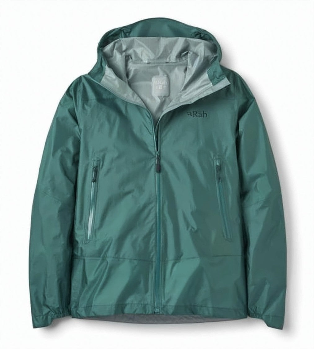 Rab Lightweight Green Polyamide Wrap Jacket With Hood