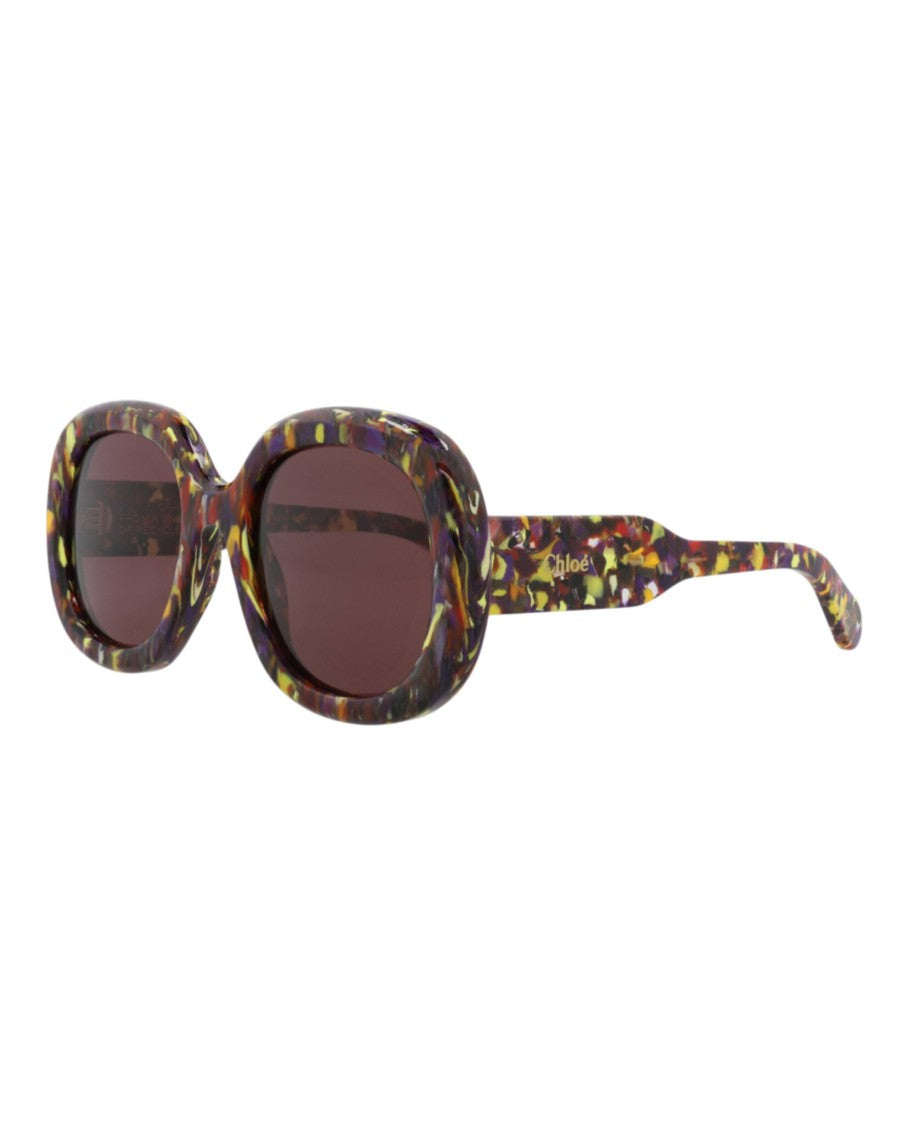 Chloé Square-Frame Recycled Acetate Sunglasses