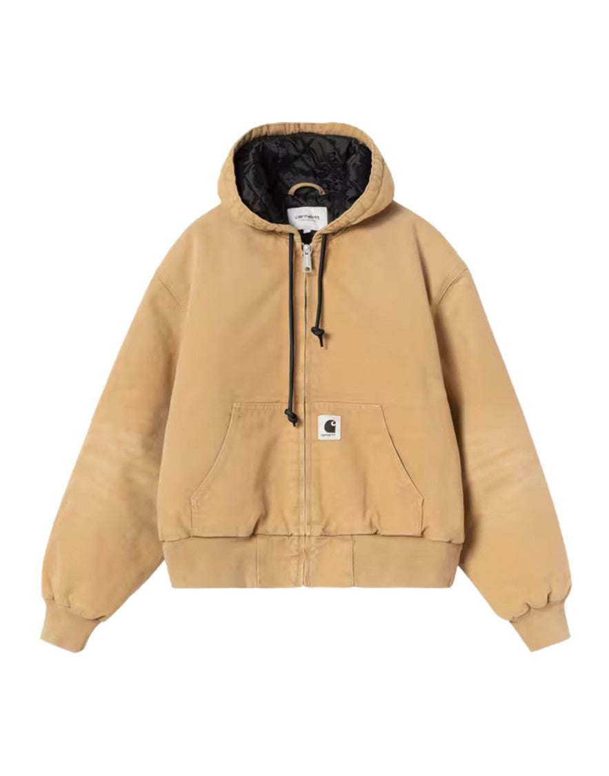 Carhartt Wip Dusty H Dearborn Canvas Hooded Quilted Jacket