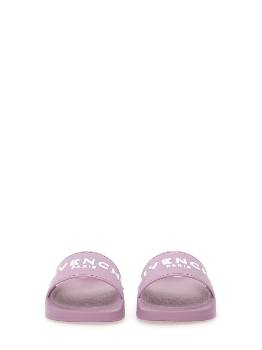 Givenchy Slide Sandals With Signature Logo