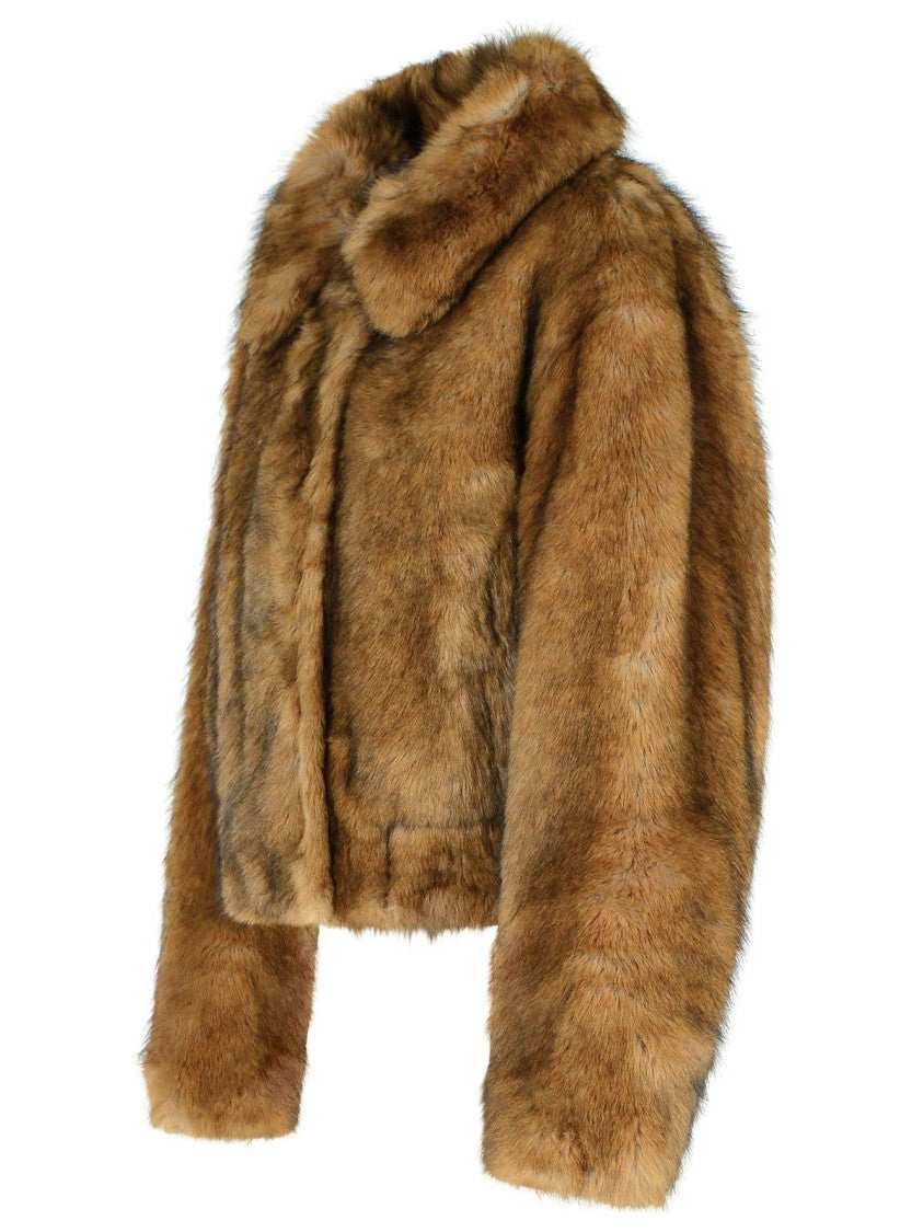 Stand Studio Lena' Brown Faux Fur Jacket