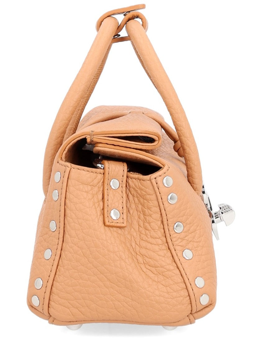 Zanellato Textured Leather Shoulder Bag