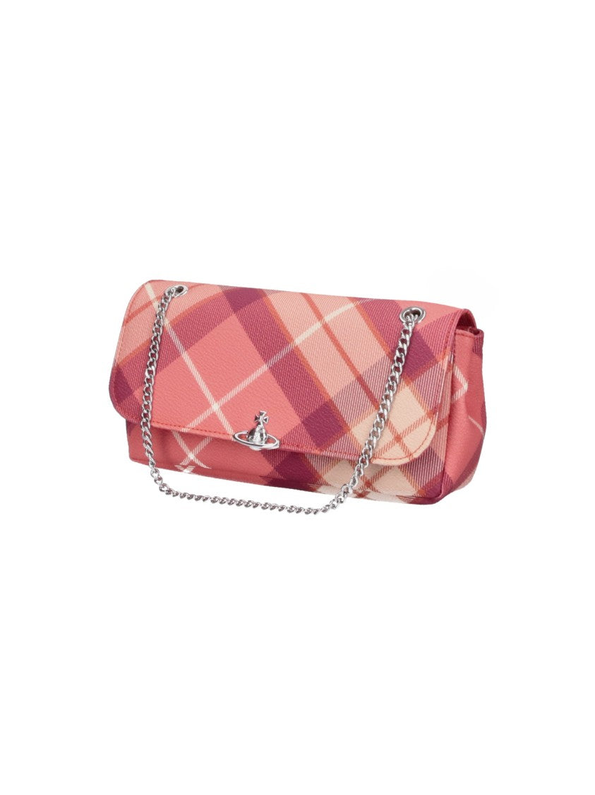 Vivienne Westwood Pink Hazel Medium Eco-Leather Shoulder Bag