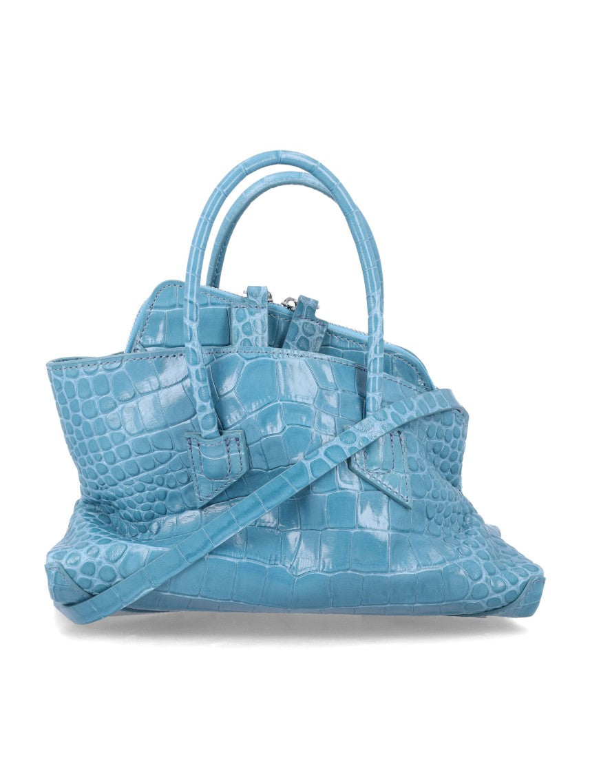 The Attico La Passeggiata Mini Croc-Embossed Bag