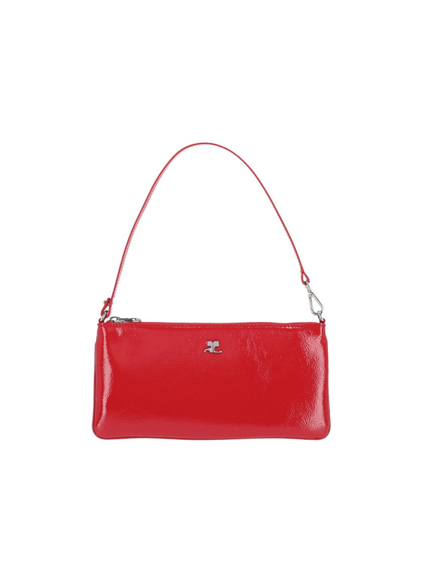 Courrèges Structured Red Bag With Minimalistic Design