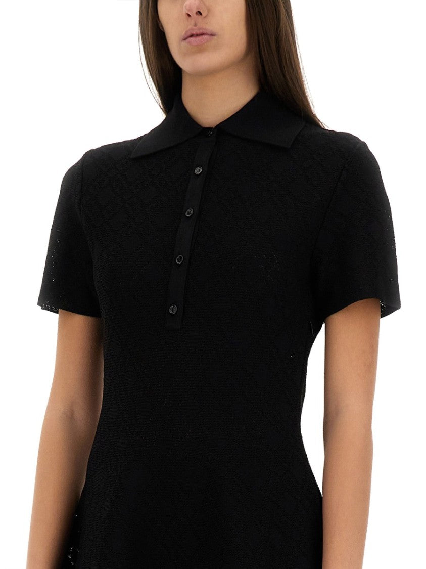 Givenchy Textured Jacquard Polo Style Dress