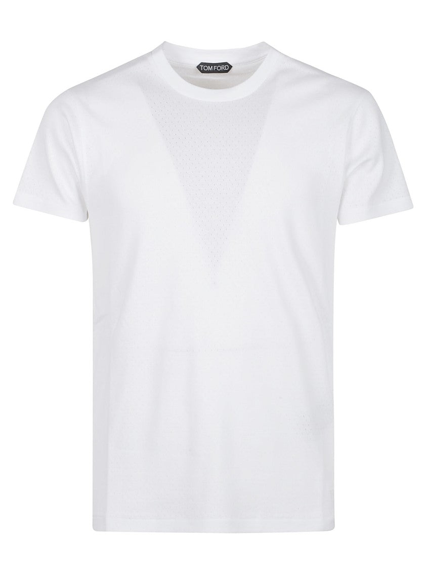 Tom Ford White Classic Cotton T-Shirt