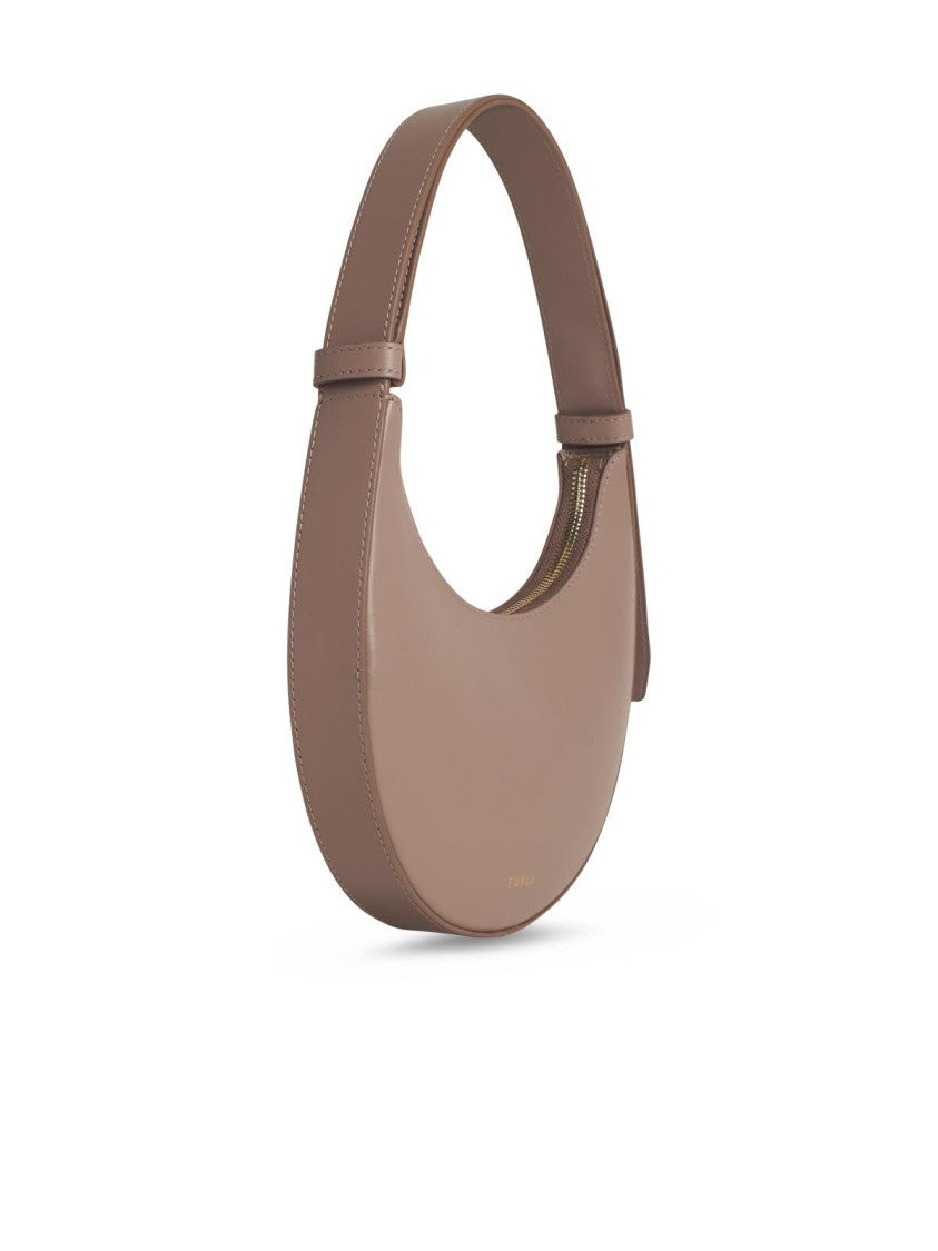 Furla Delizia' Mini Bag In Mauve Leather