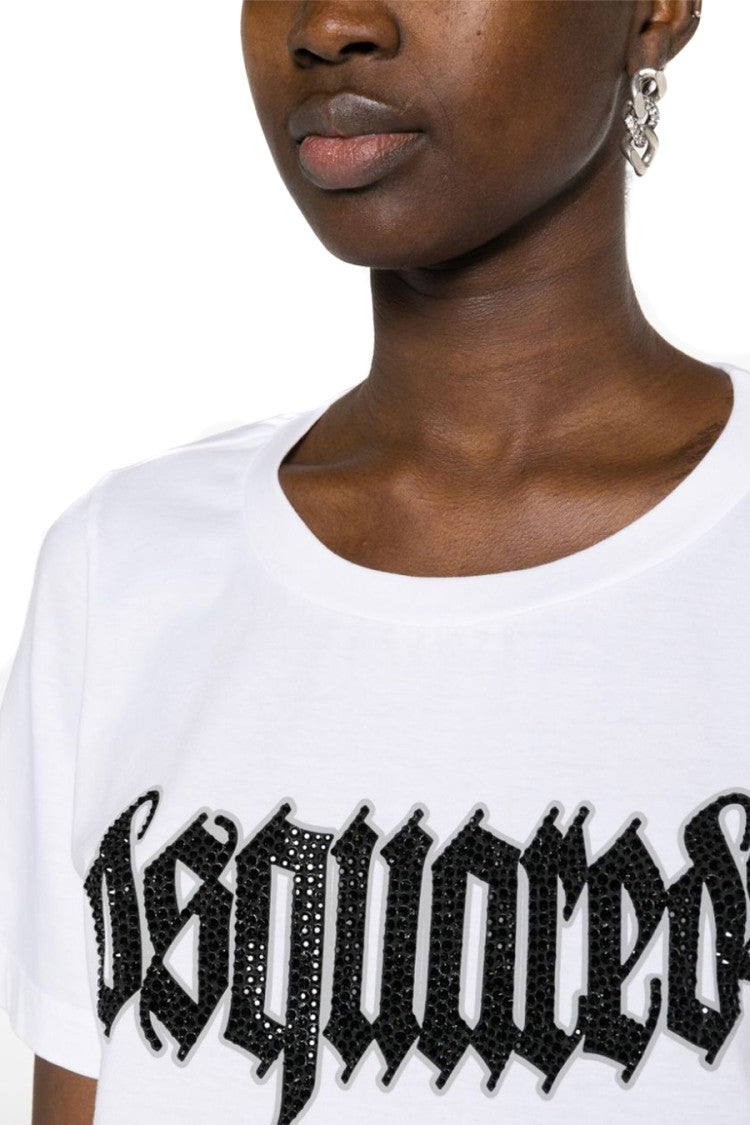 Dsquared2 White Cotton T-Shirt