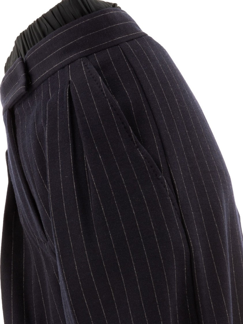 Max Mara "Piroghe" Pinstriped Trousers