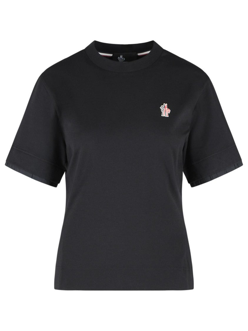 Moncler Grenoble Black Cotton T-Shirt