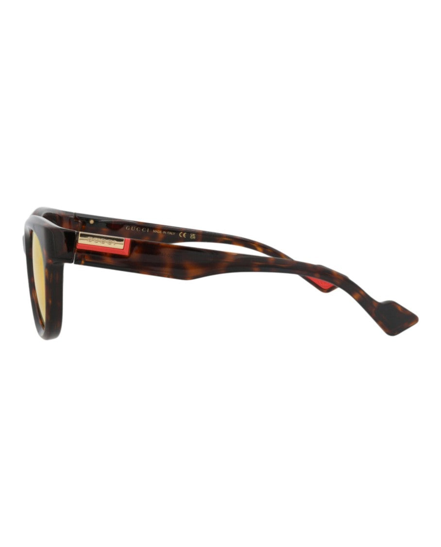 Gucci Round-Frame Injection Sunglasses