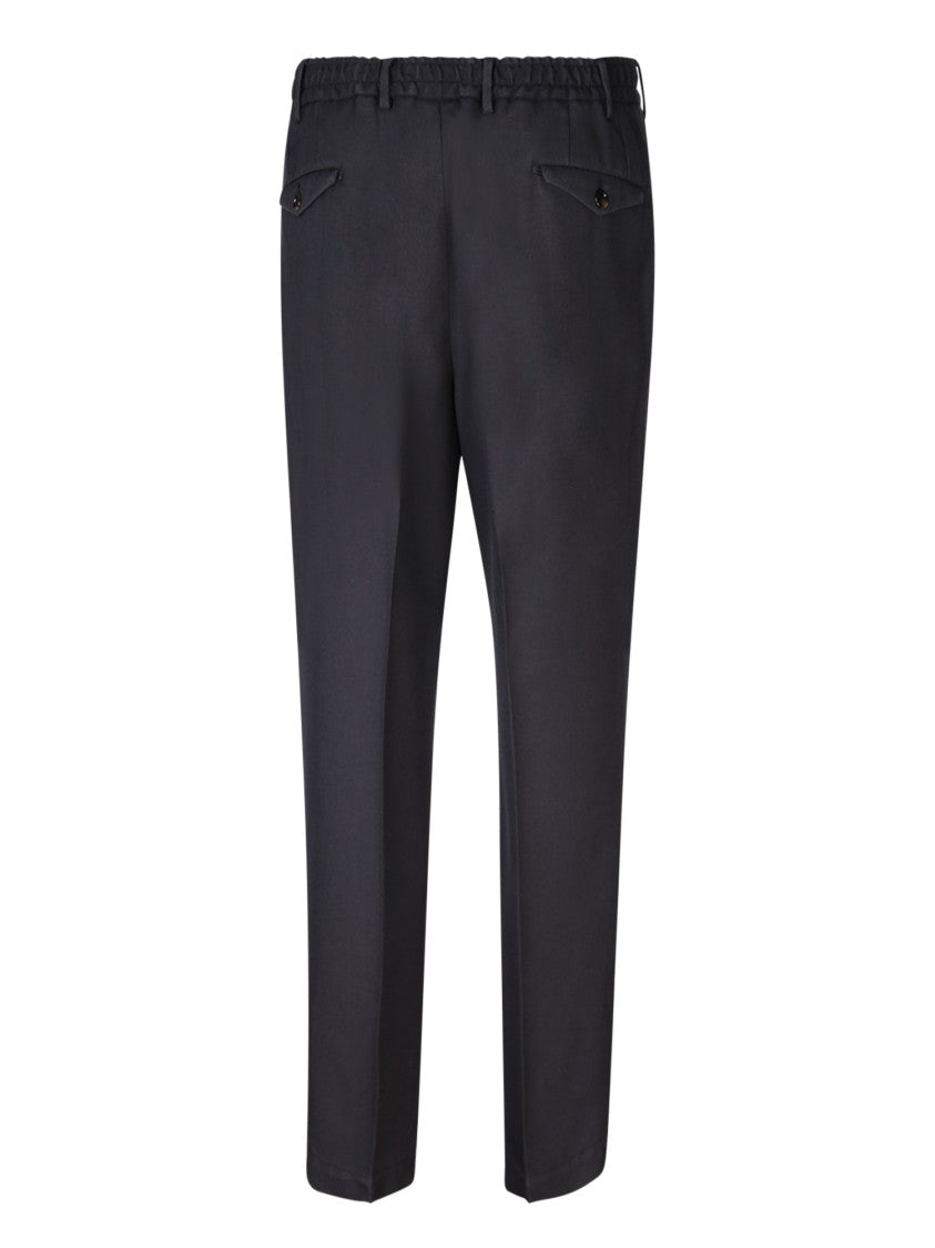 Dell'oglio Tailored Wool Trousers With Fit And Versatile Style