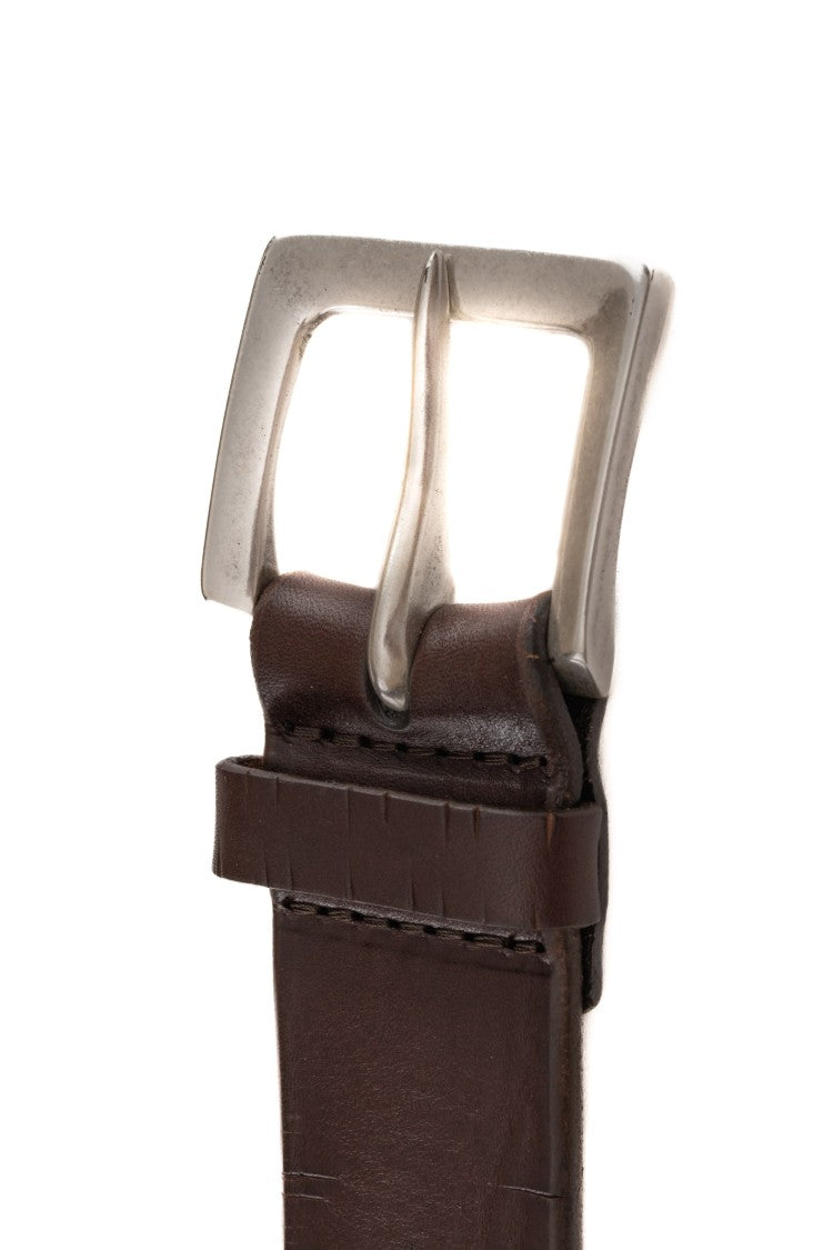 Orciani Micro Laser-Cut Leather Belt