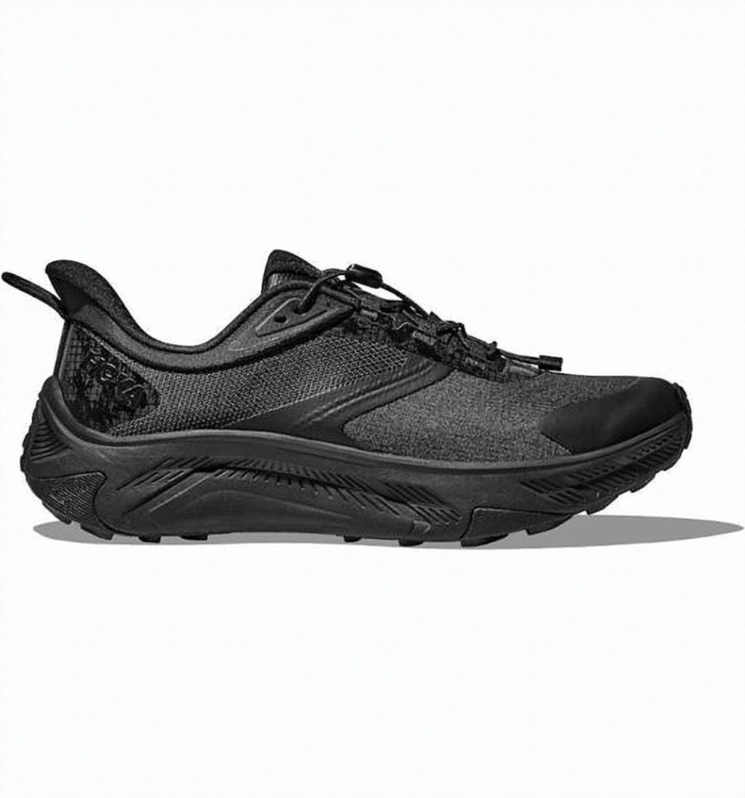 Hoka Breathable Mesh Black Sneakers With Sculpted Eva Midsole