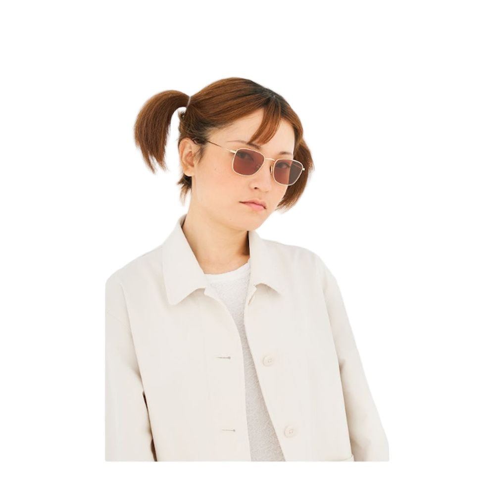 Retrosuperfuture Strand 2.0 Bordeaux Squared Frame Sunglasses