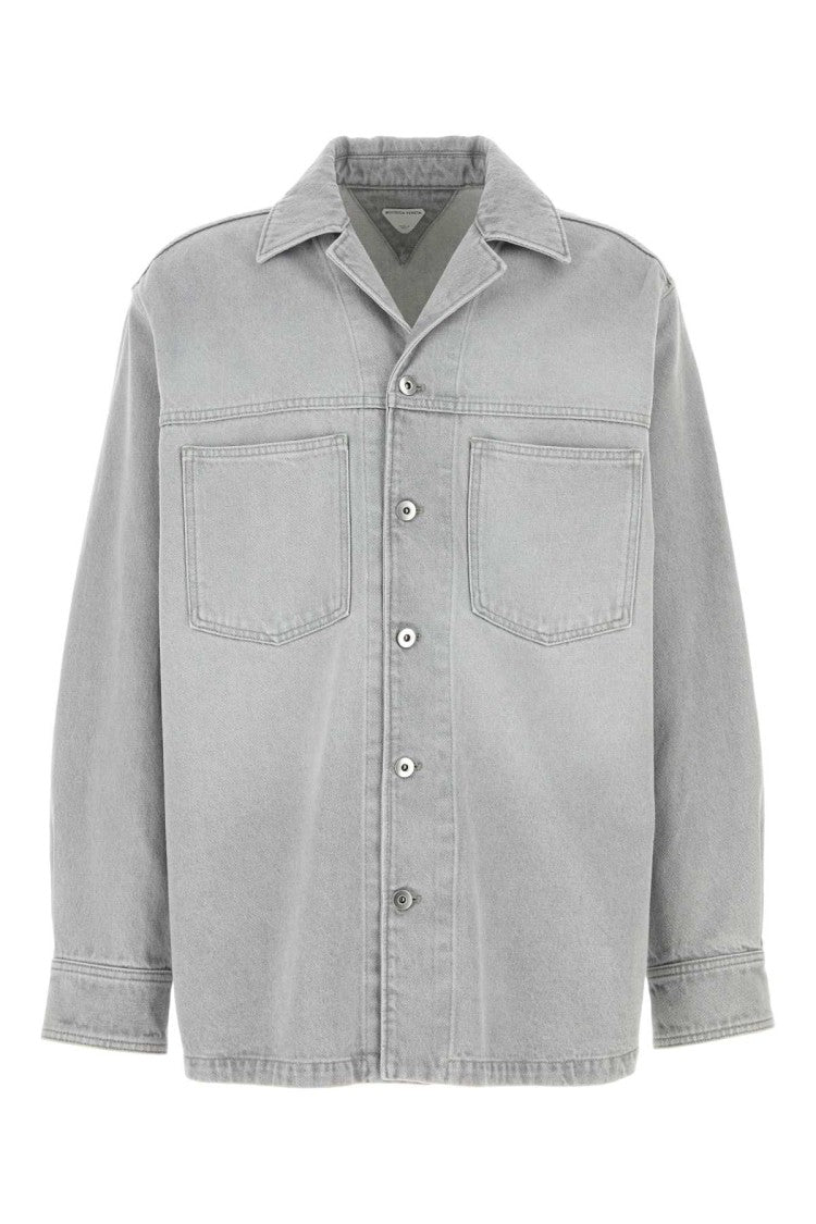 Bottega Veneta Grey Denim Shirt
