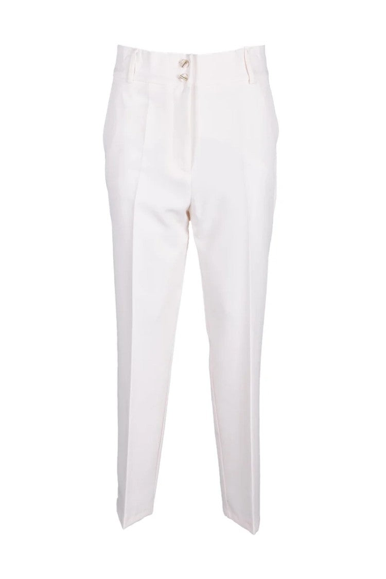 Access Fashion Tailored Vanilla Trousers With Straight Leg And Mid-Rise Waist