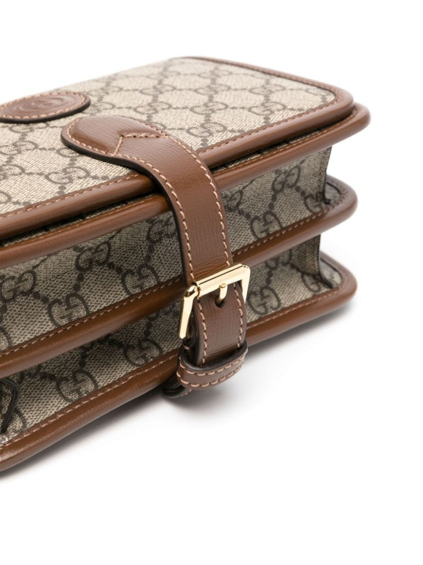 Gucci Gg-Canvas Messenger Bag