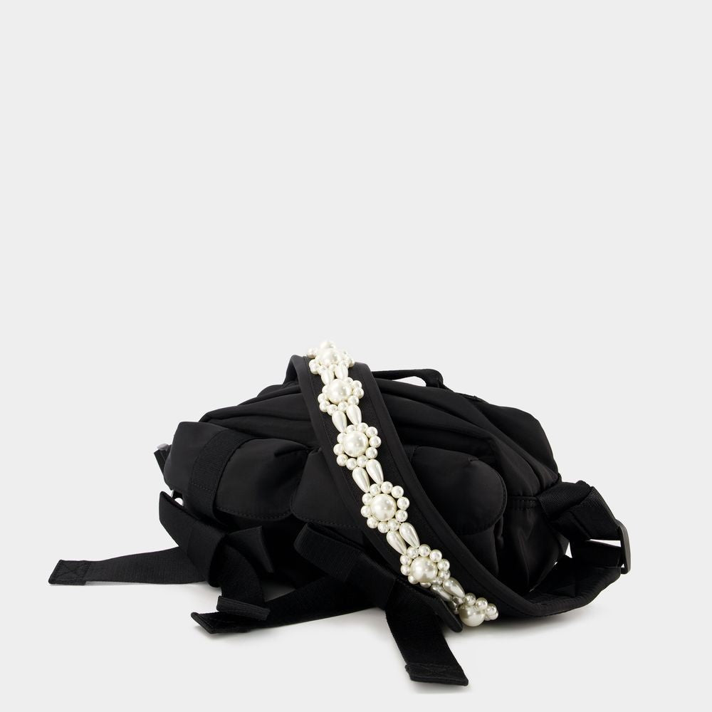 Simone Rocha Bow Crossbody - Simone Rocha - Nylon - Black